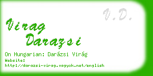 virag darazsi business card